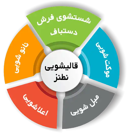 انواع خدمات در قالیشویی نطنز 
